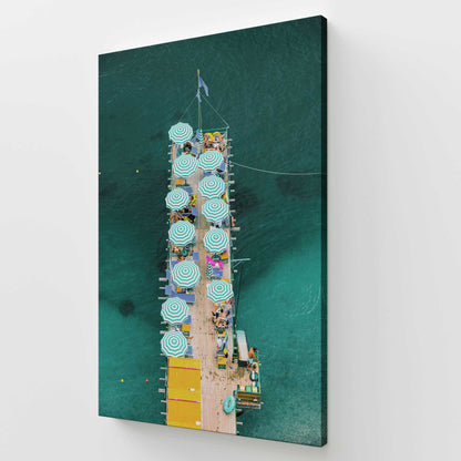 [Color:Stretched Canvas], Picture of art at an angle