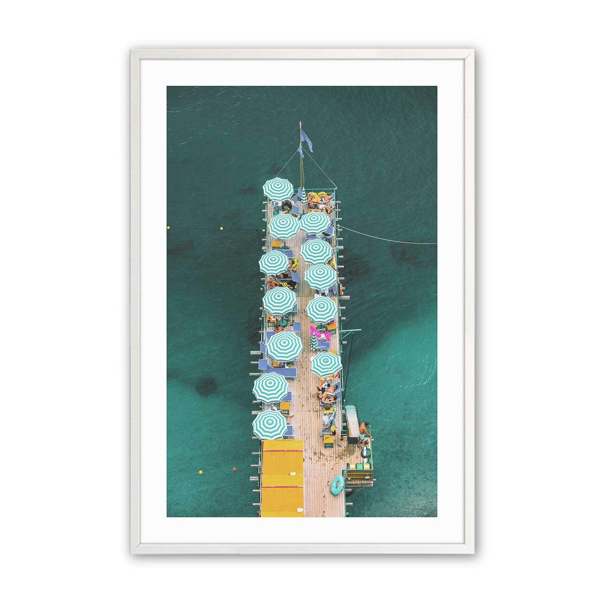 [Color:Opaque White], Picture of art in a Opaque White frame