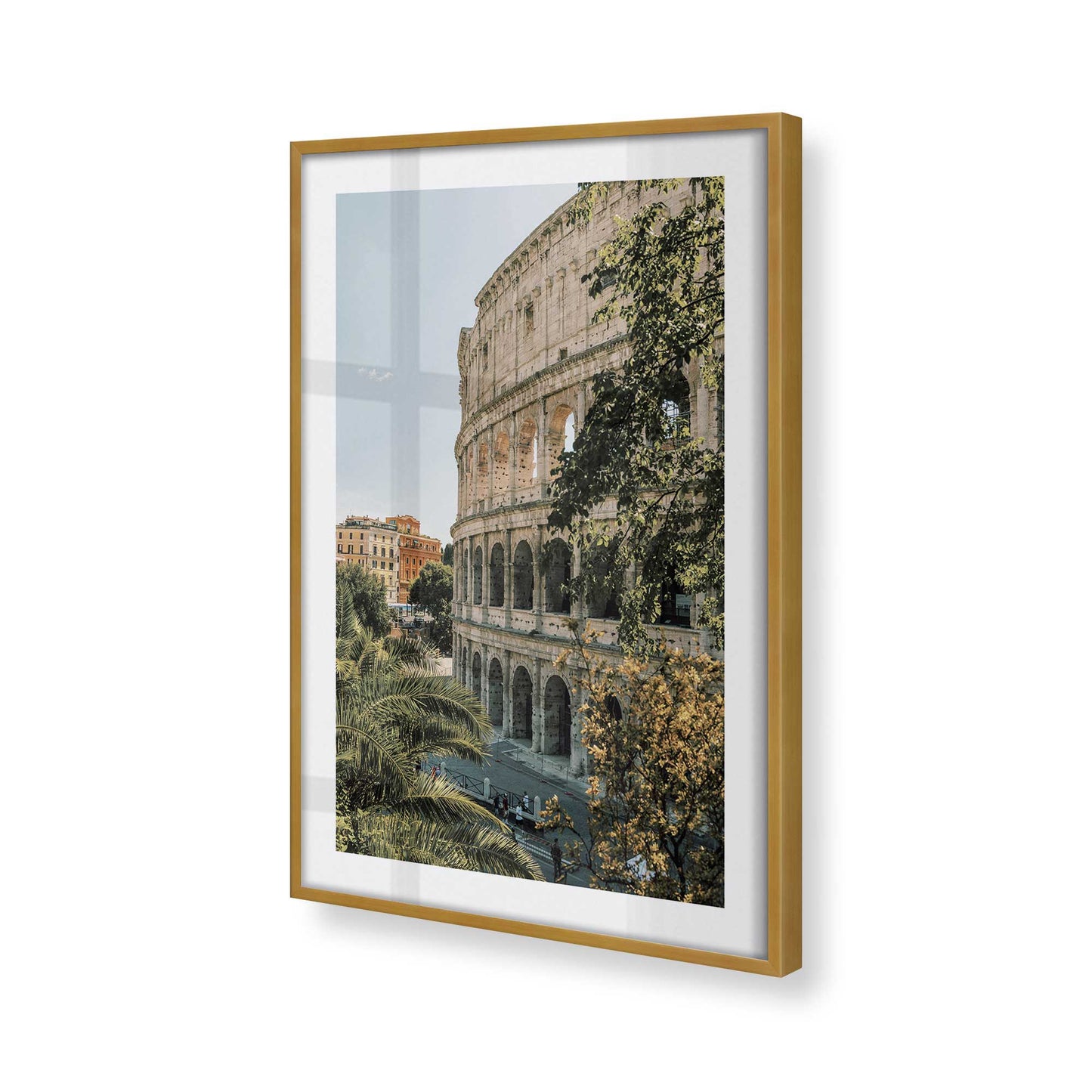 [Color:Polished Gold], Picture of art in a Polished Gold frame of the corner