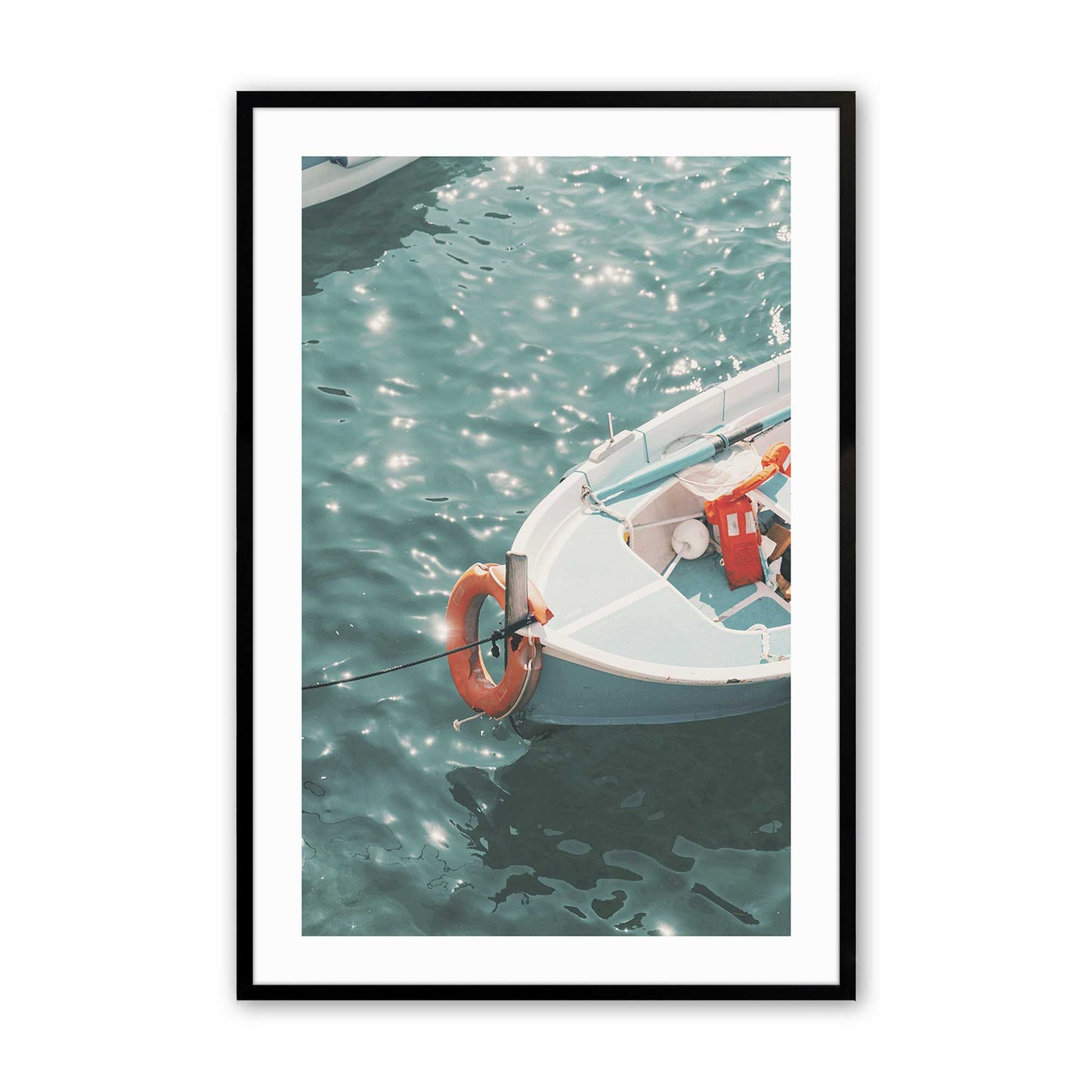 [Color:Satin Black], Picture of art in a Satin Black frame