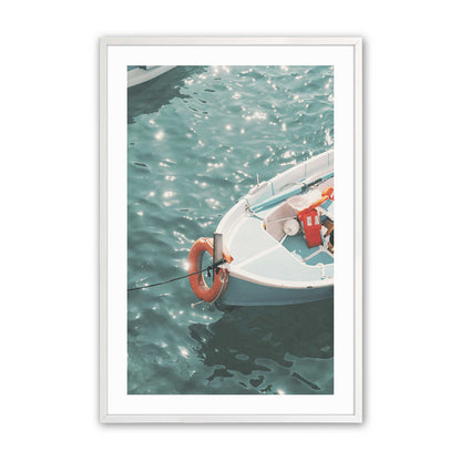 [Color:Opaque White], Picture of art in a Opaque White frame