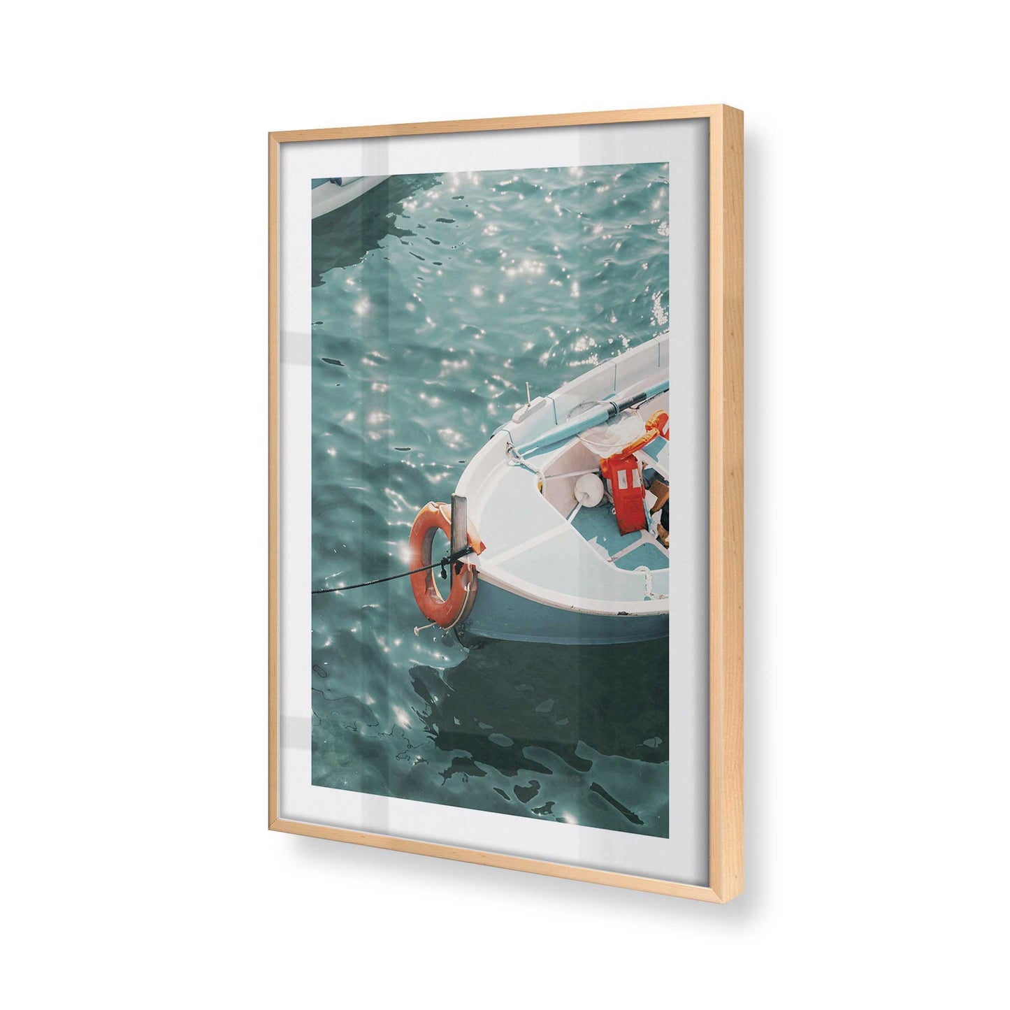 [Color:Raw Maple], Picture of art in a Raw Maple frame of the corner