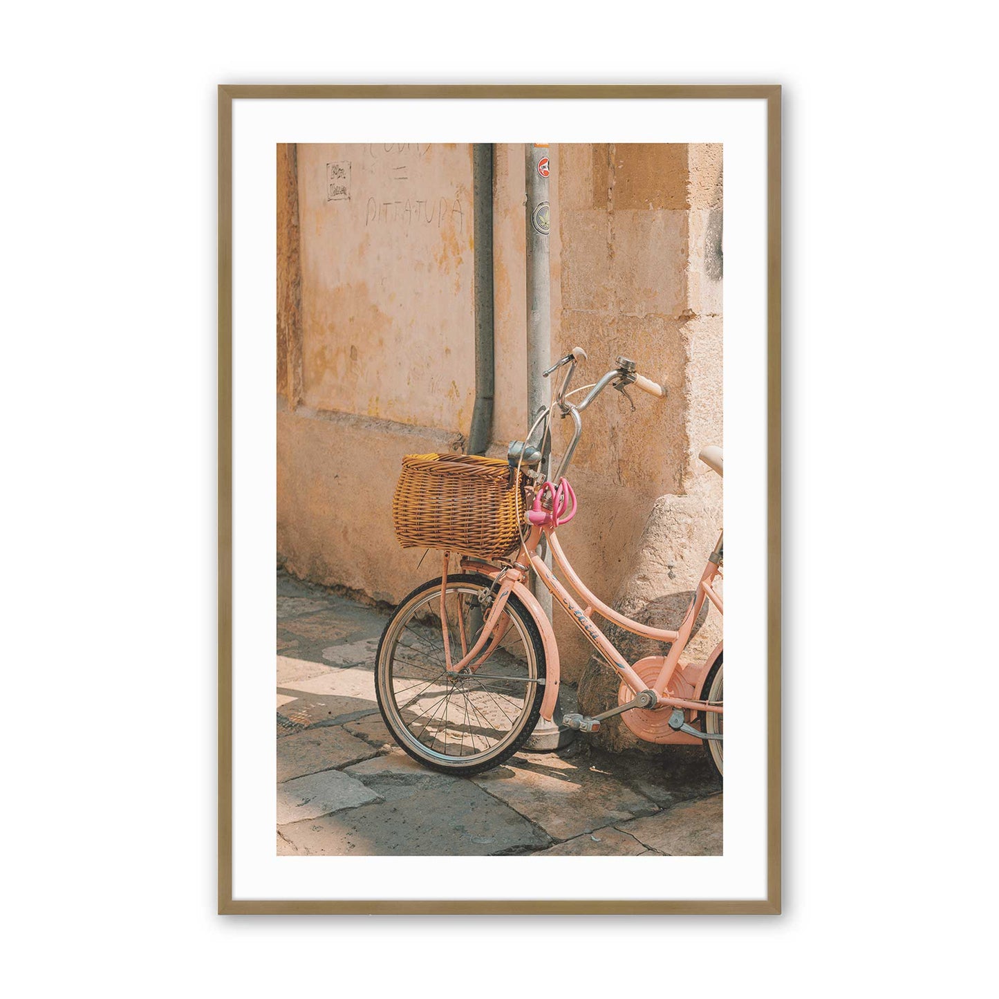 [Color:Brushed Gold], Picture of art in a Brushed Gold frame