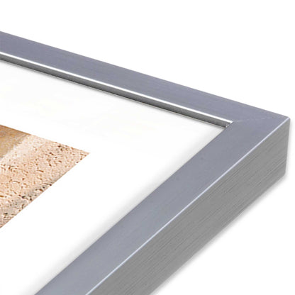 [Color:Polished Chrome], Picture of art in a Polished Chrome frame at an angle