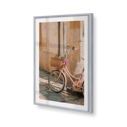 [Color:Polished Chrome], Picture of art in a Polished Chrome frame of the corner