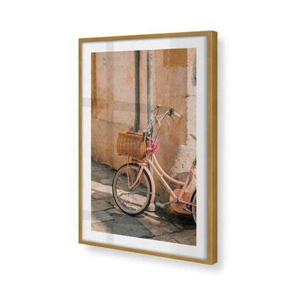 [Color:Polished Gold], Picture of art in a Polished Gold frame of the corner