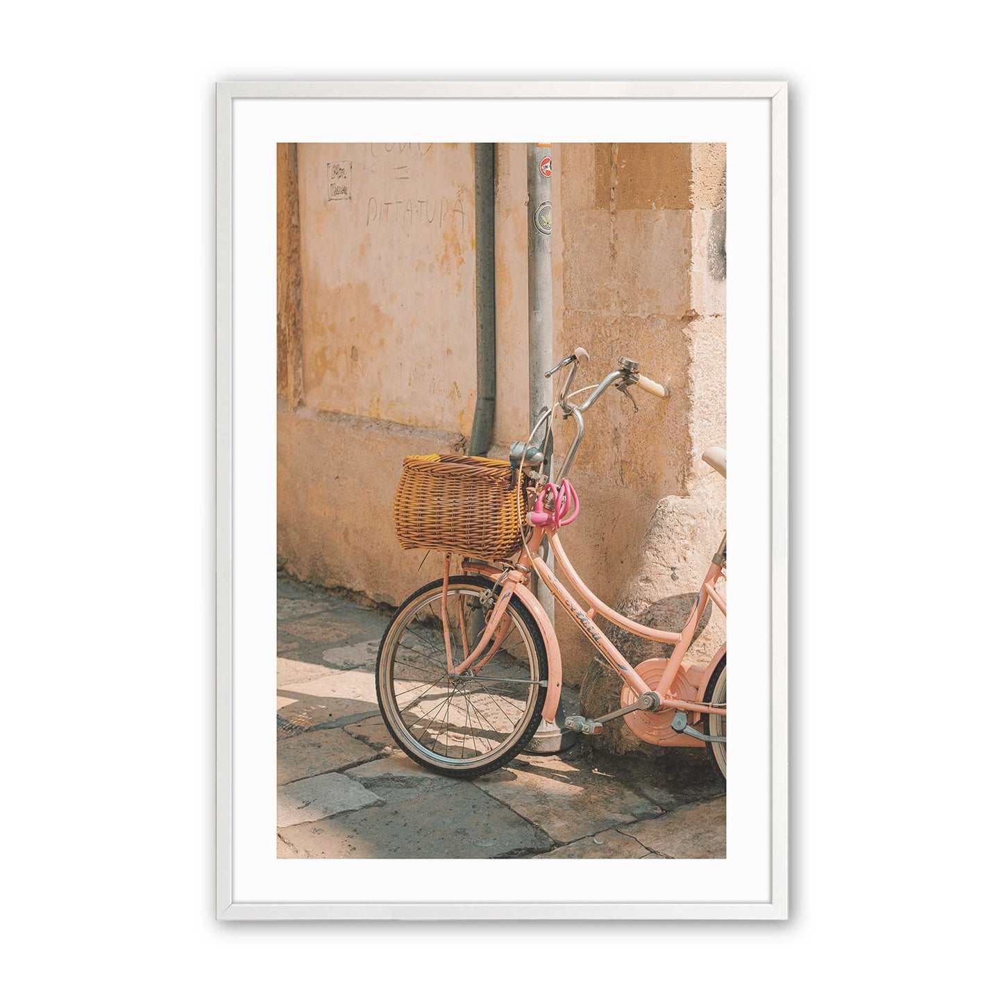 [Color:Opaque White], Picture of art in a Opaque White frame