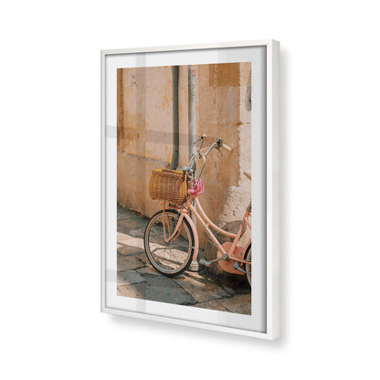 [Color:Opaque White], Picture of art in a Opaque White frame of the corner