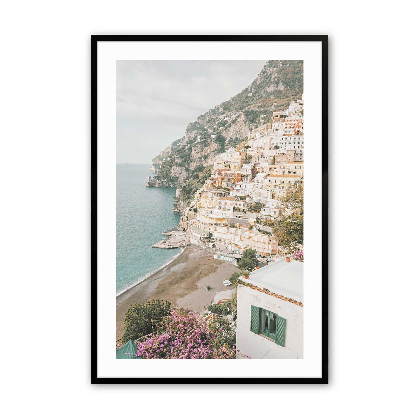 [Color:Satin Black], Picture of art in a Satin Black frame