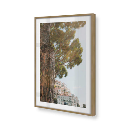 [Color:Brushed Gold], Picture of art in a Brushed Gold frame of the corner