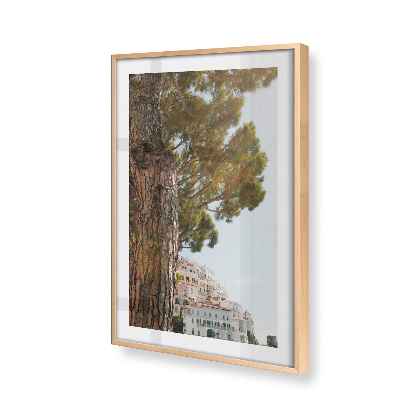 [Color:Raw Maple], Picture of art in a Raw Maple frame of the corner