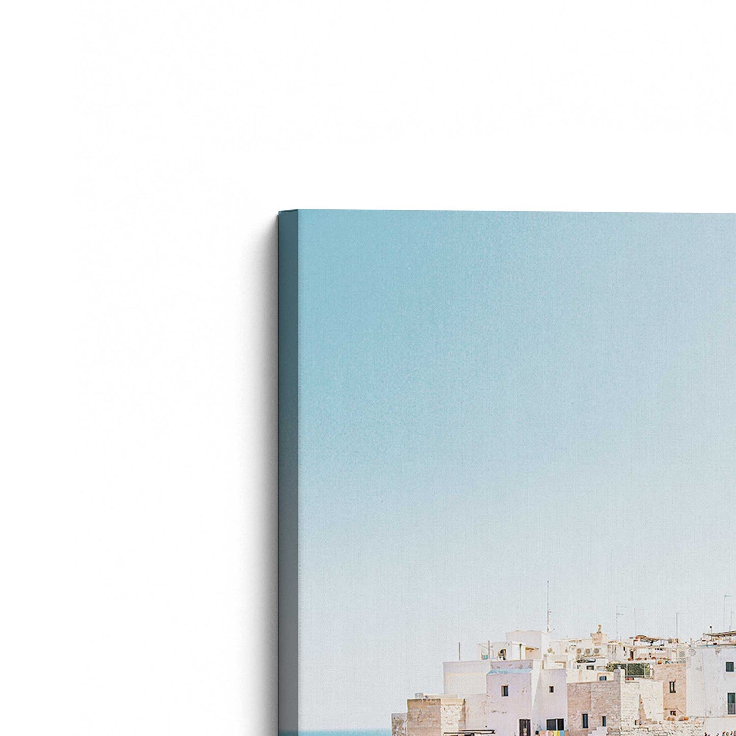[Color:Stretched Canvas], Picture of the corner of the art