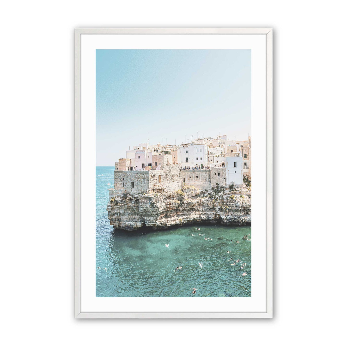[Color:Opaque White], Picture of art in a Opaque White frame