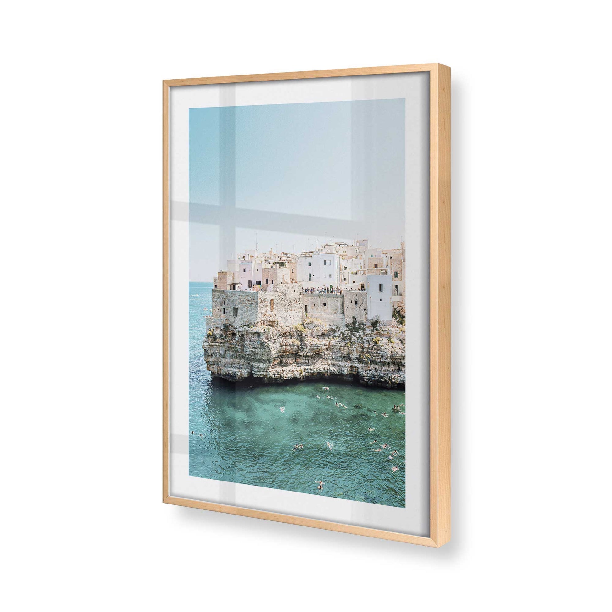[Color:Raw Maple], Picture of art in a Raw Maple frame of the corner