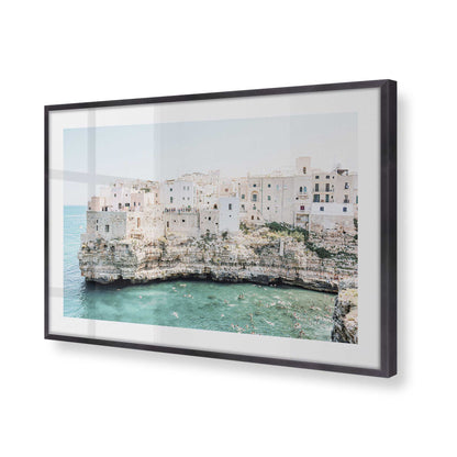 [Color:Weathered Zinc], Picture of art in a Weathered Zinc frame of the corner