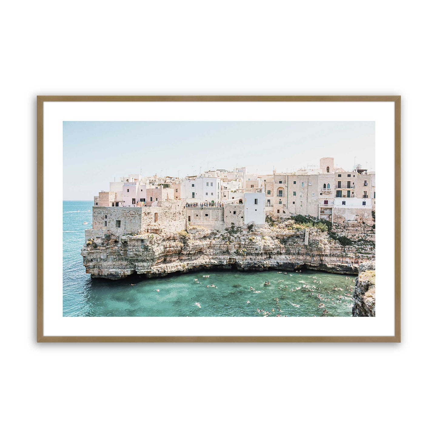 [Color:Brushed Gold], Picture of art in a Brushed Gold frame