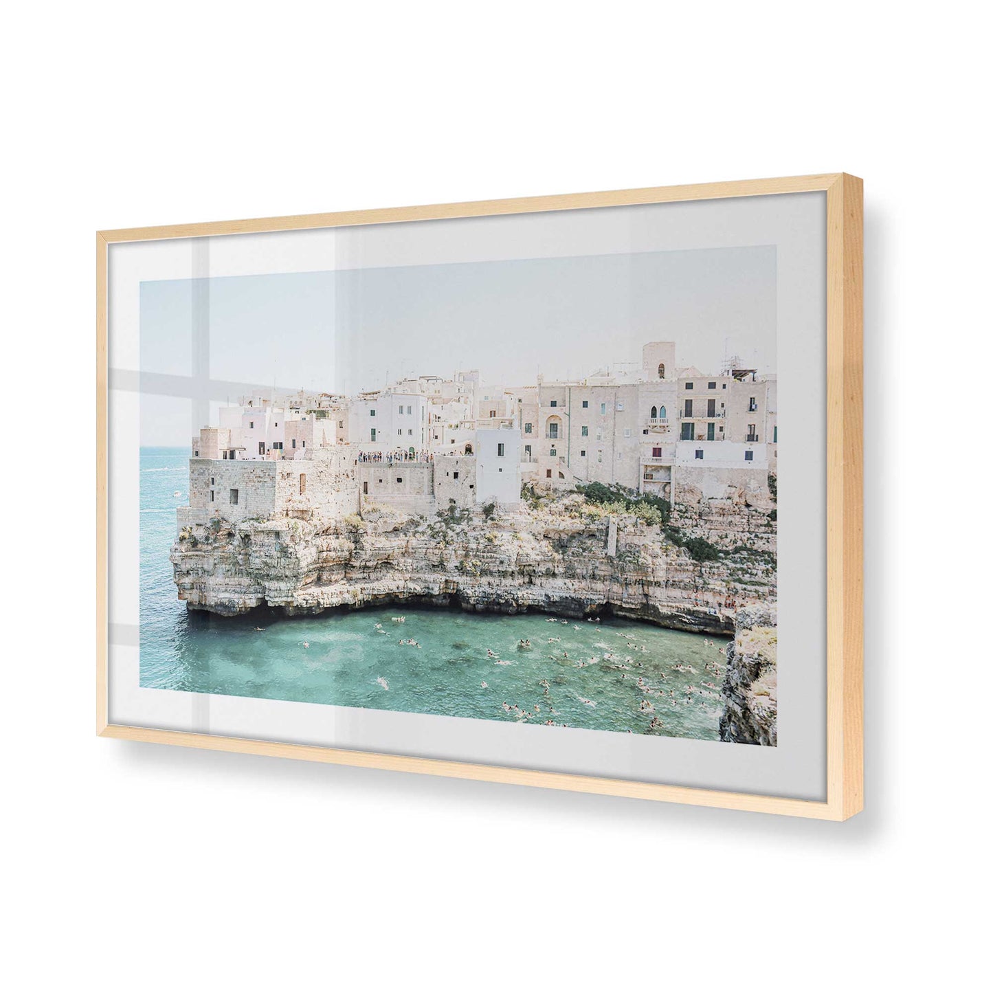 [Color:Raw Maple], Picture of art in a Raw Maple frame of the corner