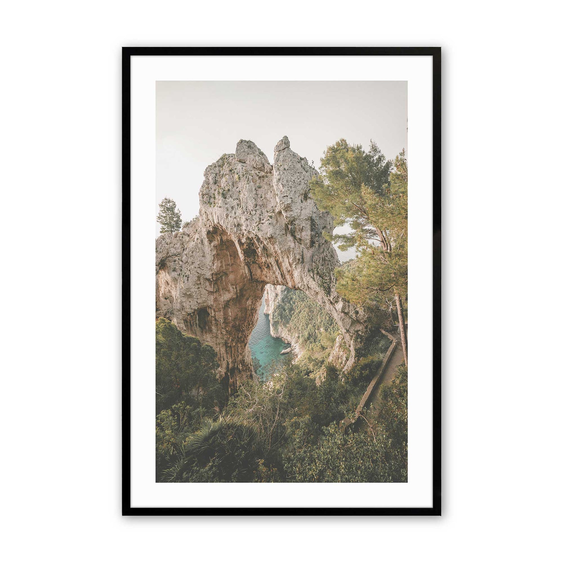 [Color:Satin Black], Picture of art in a Satin Black frame