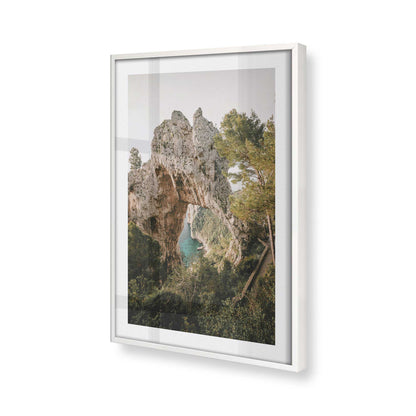 [Color:Opaque White], Picture of art in a Opaque White frame of the corner