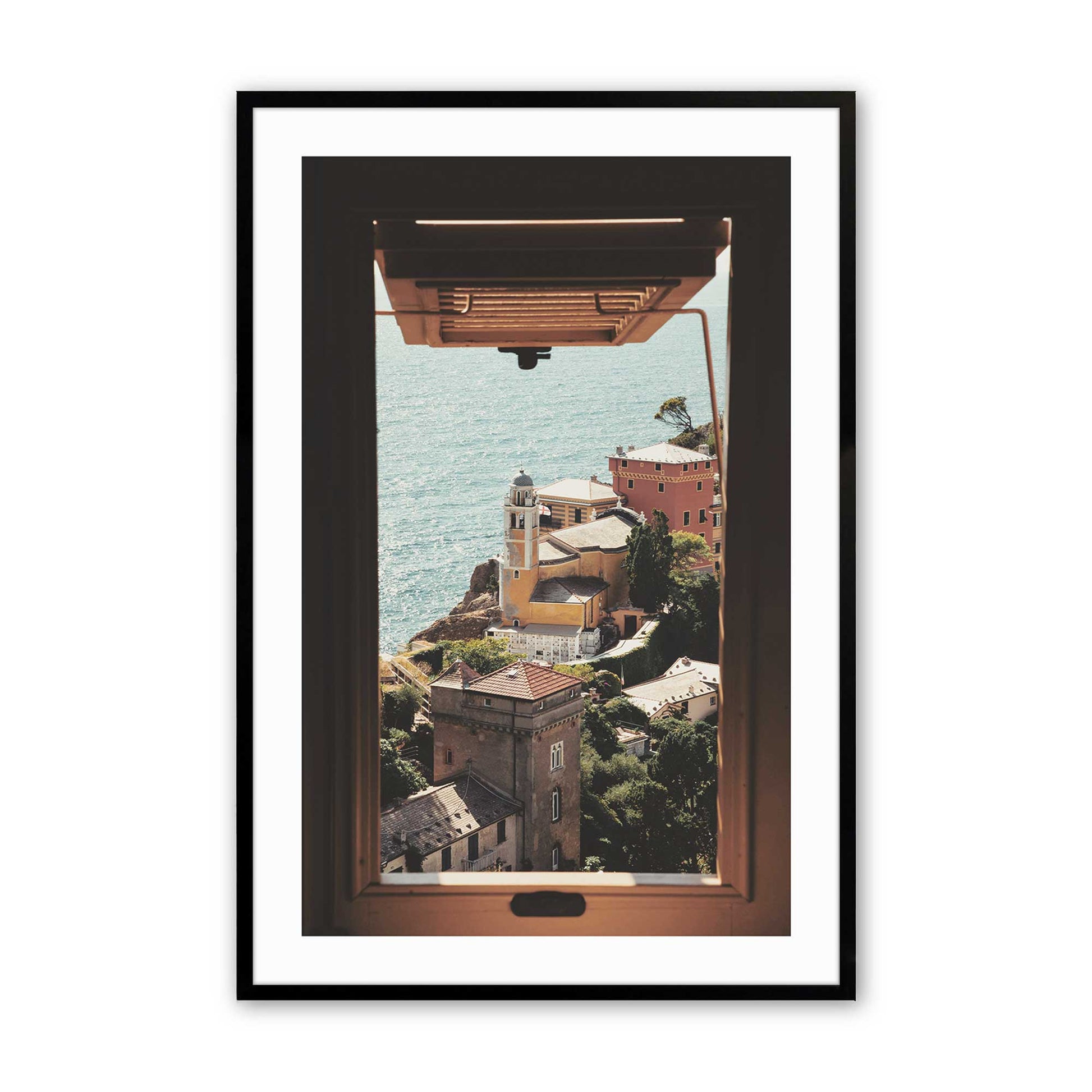 [Color:Satin Black], Picture of art in a Satin Black frame
