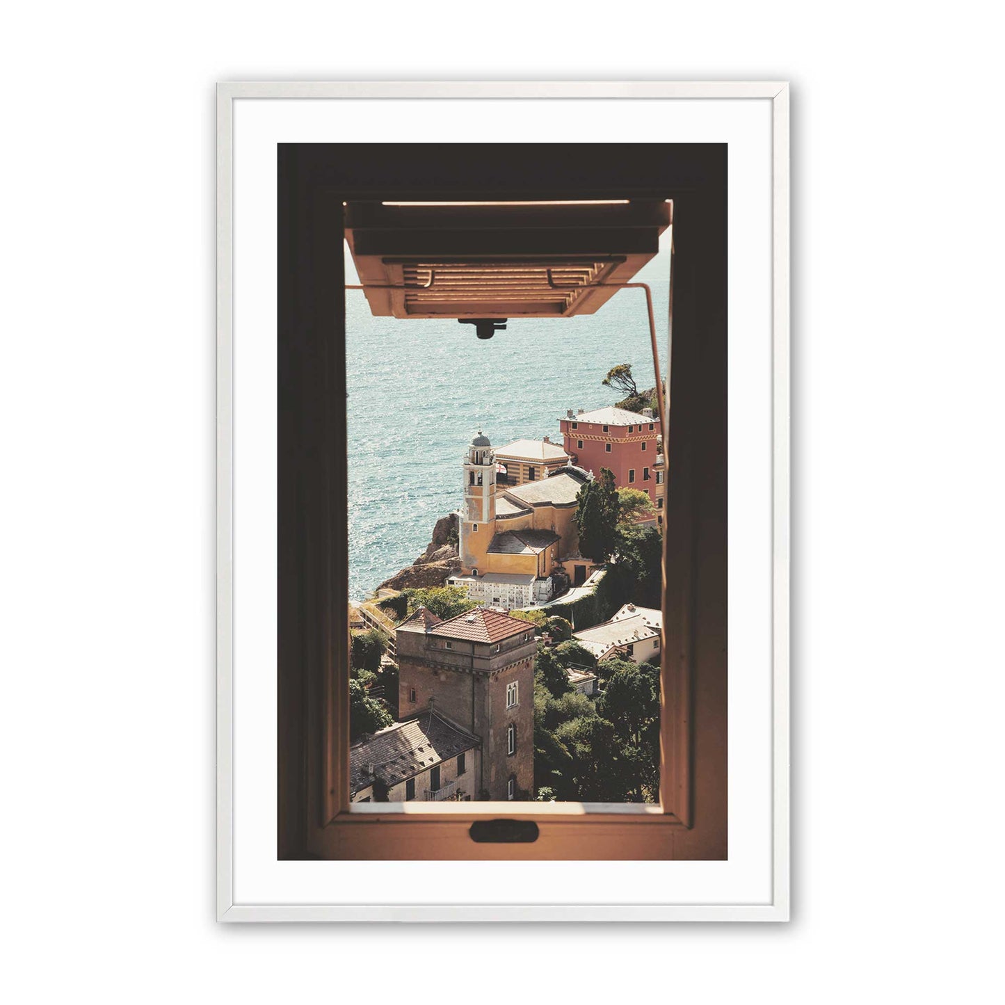 [Color:Opaque White], Picture of art in a Opaque White frame