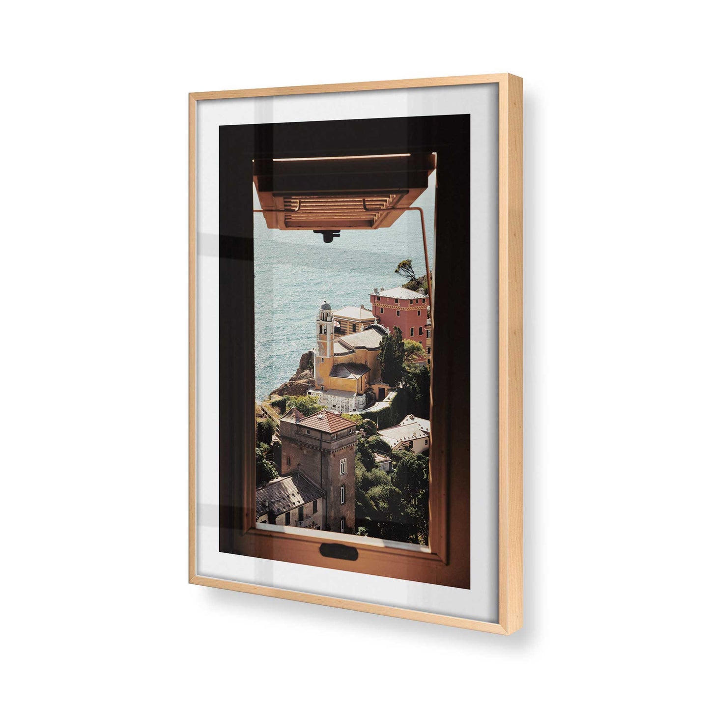 [Color:Raw Maple], Picture of art in a Raw Maple frame of the corner