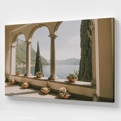 [Color:Stretched Canvas], Picture of art at an angle