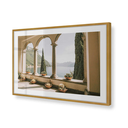[Color:Polished Gold], Picture of art in a Polished Gold frame of the corner