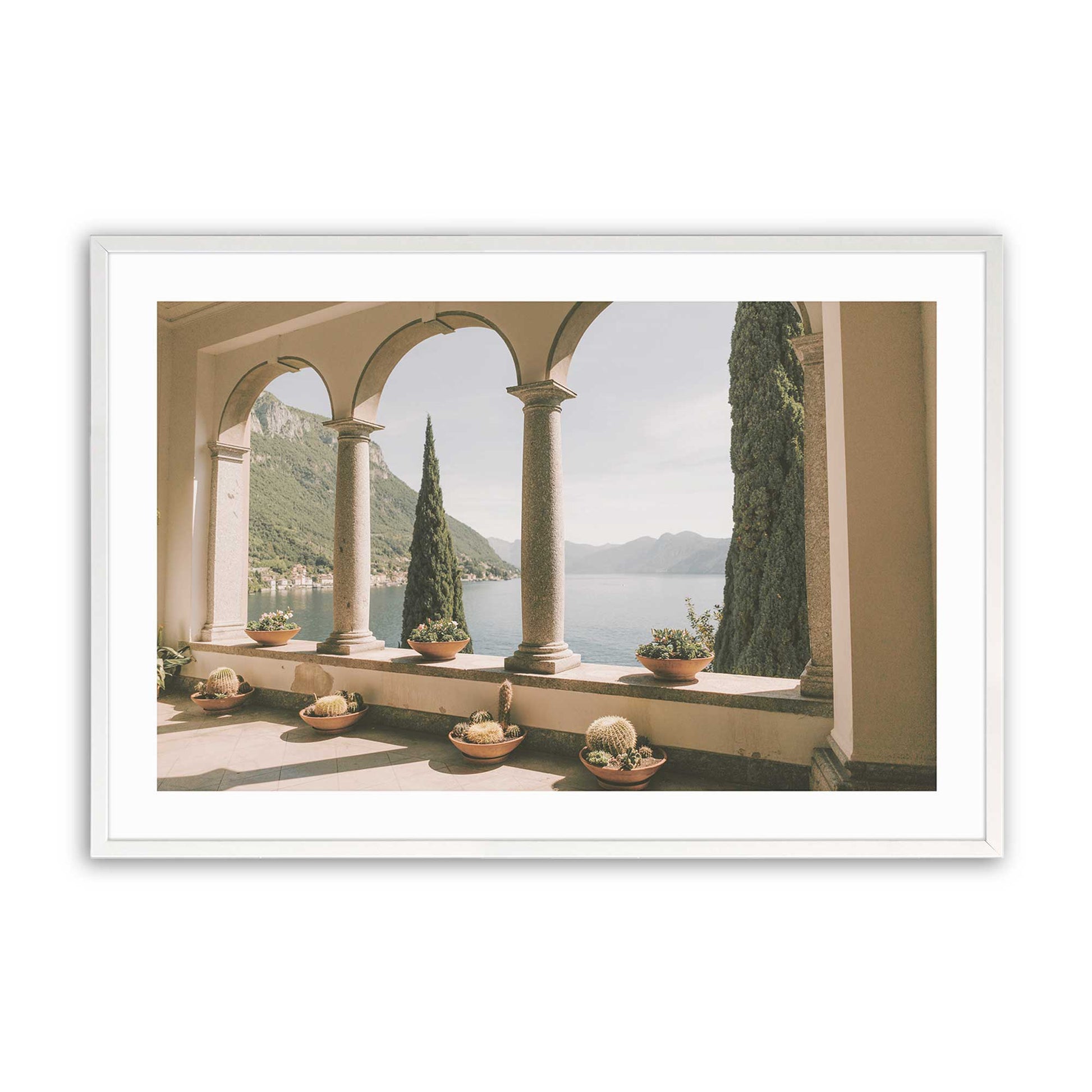 [Color:Opaque White], Picture of art in a Opaque White frame