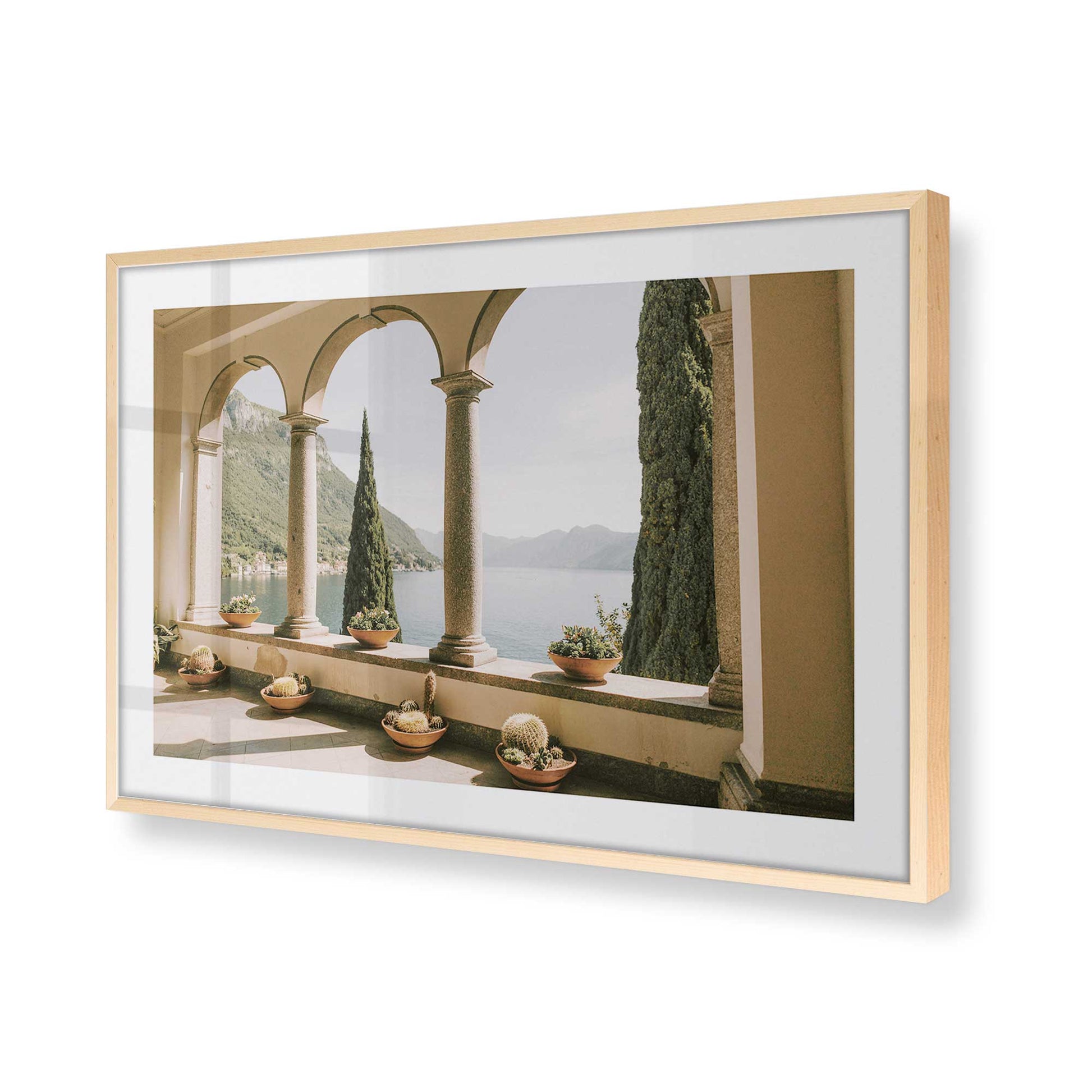 [Color:Raw Maple], Picture of art in a Raw Maple frame of the corner