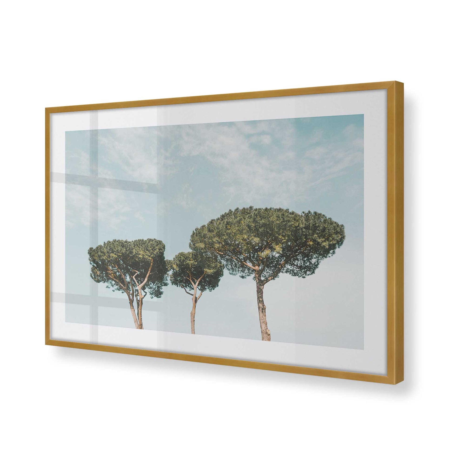 [Color:Polished Gold], Picture of art in a Polished Gold frame of the corner