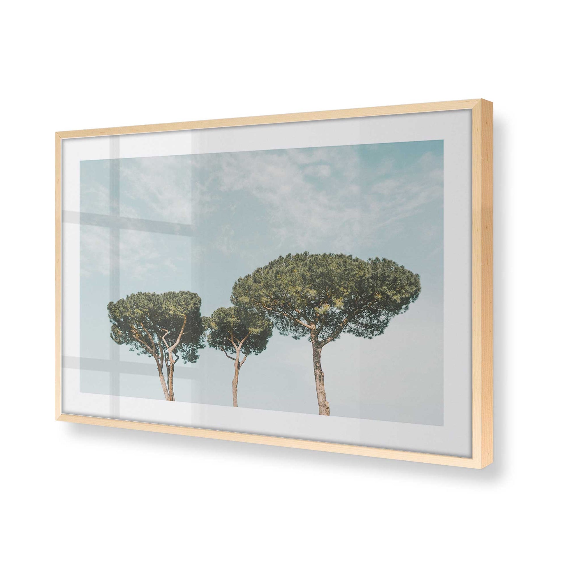 [Color:Raw Maple], Picture of art in a Raw Maple frame of the corner