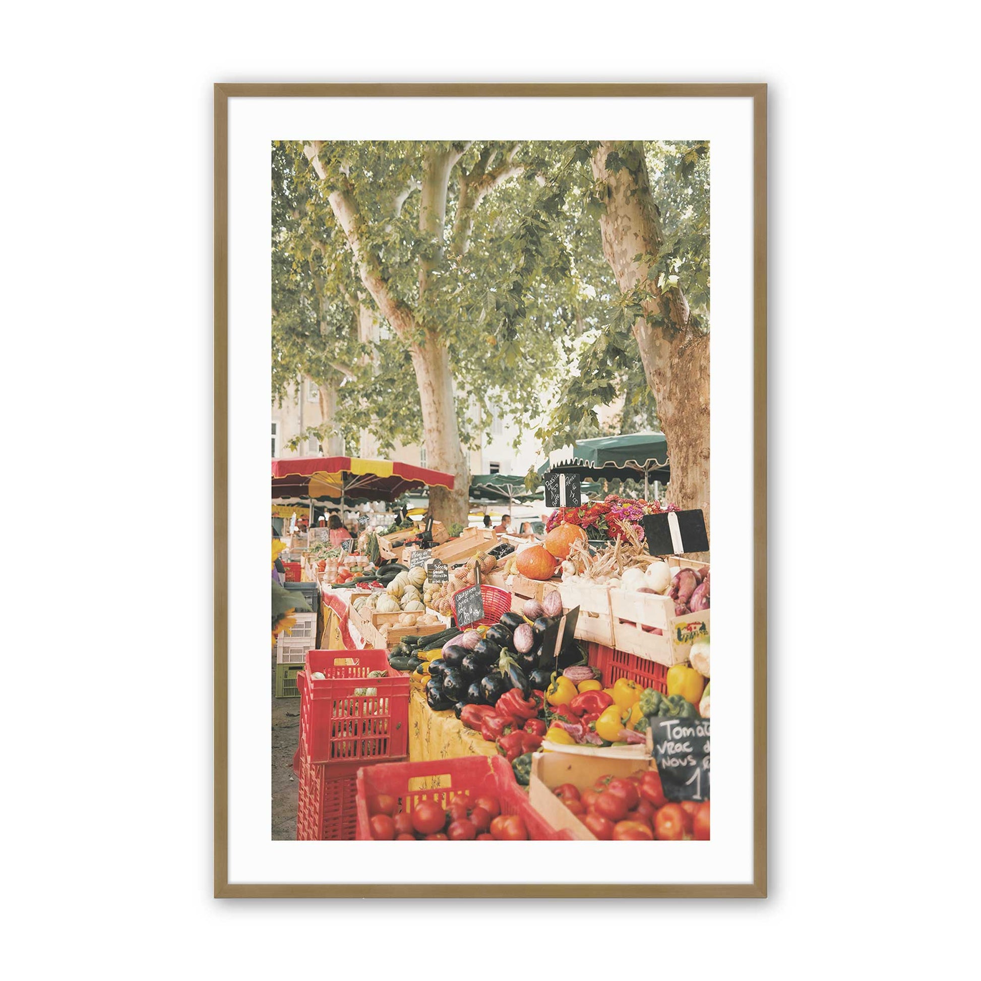 [Color:Brushed Gold], Picture of art in a Brushed Gold frame