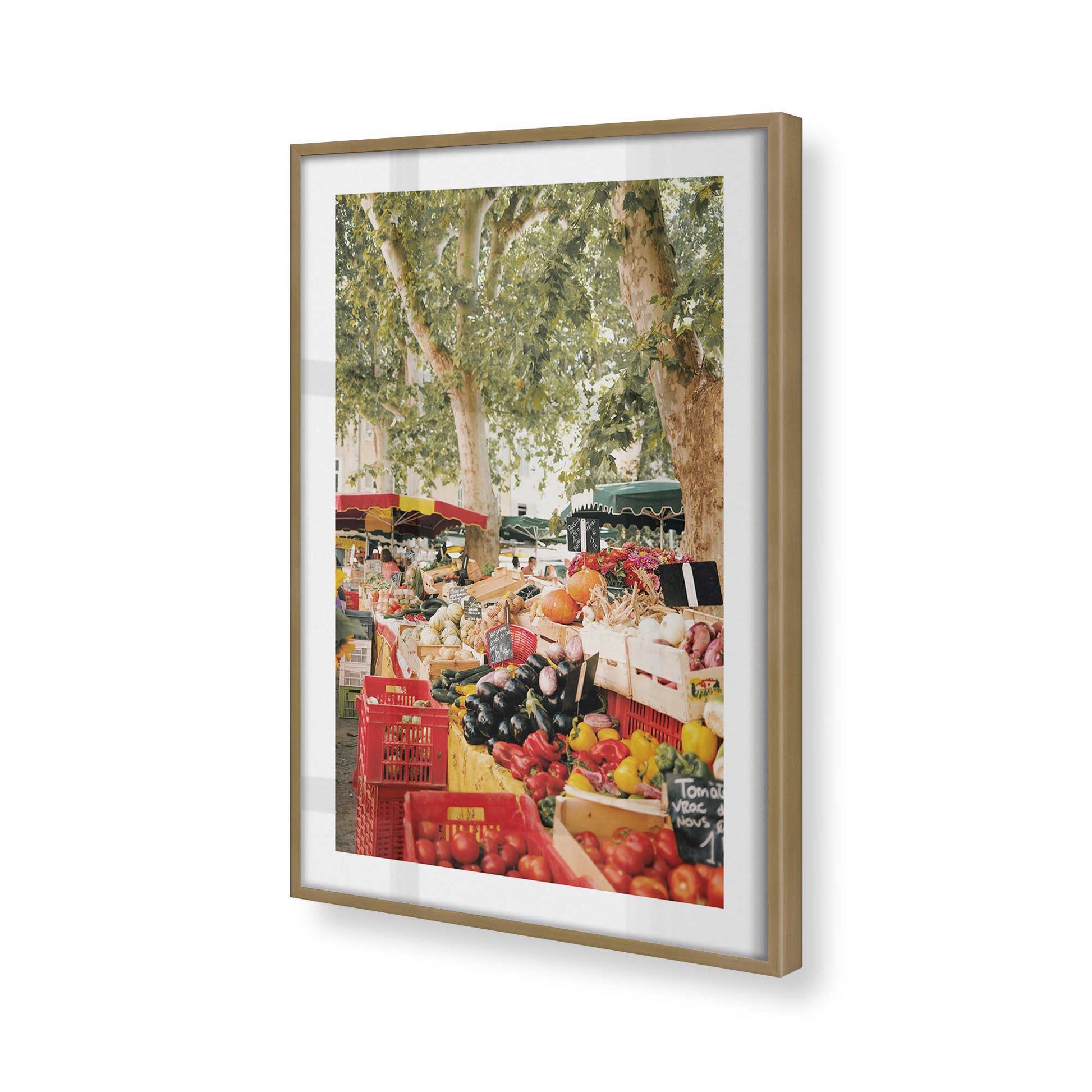 [Color:Brushed Gold], Picture of art in a Brushed Gold frame of the corner