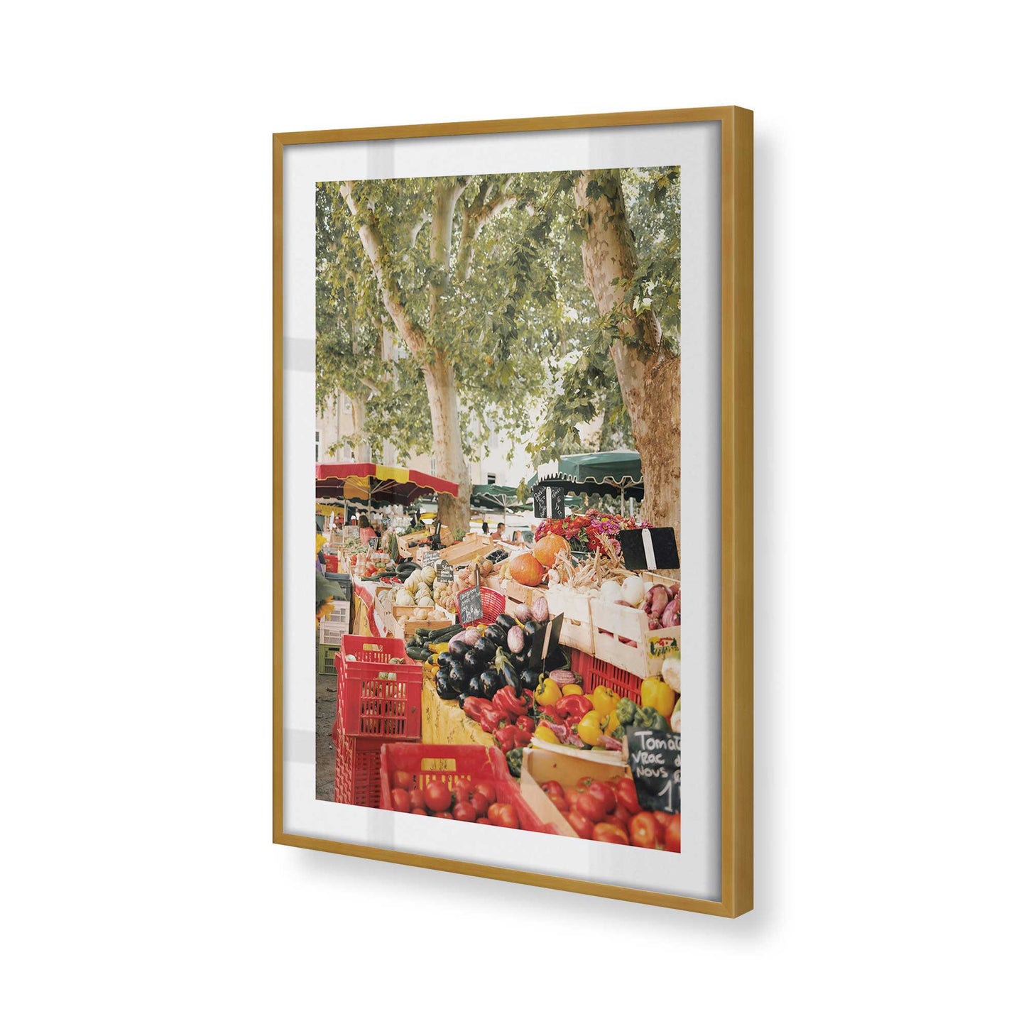 [Color:Polished Gold], Picture of art in a Polished Gold frame of the corner