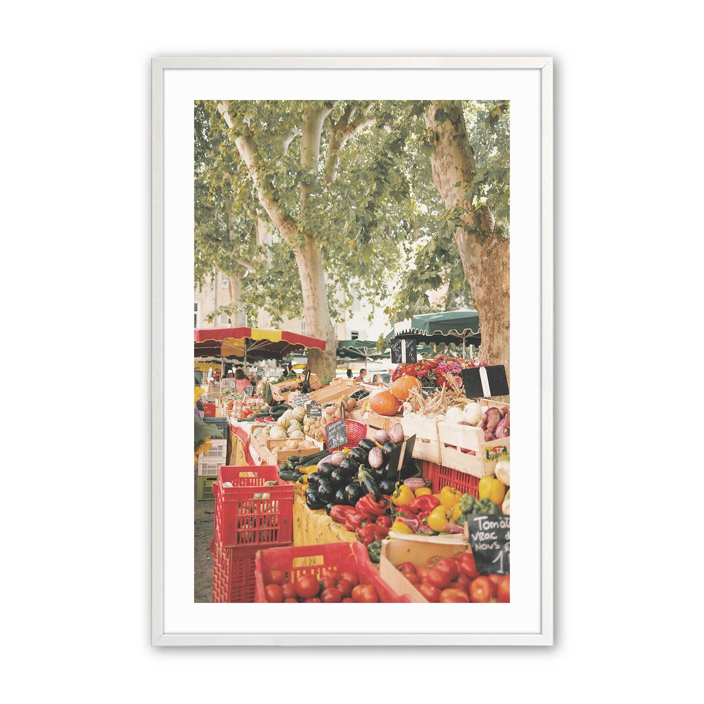 [Color:Opaque White], Picture of art in a Opaque White frame