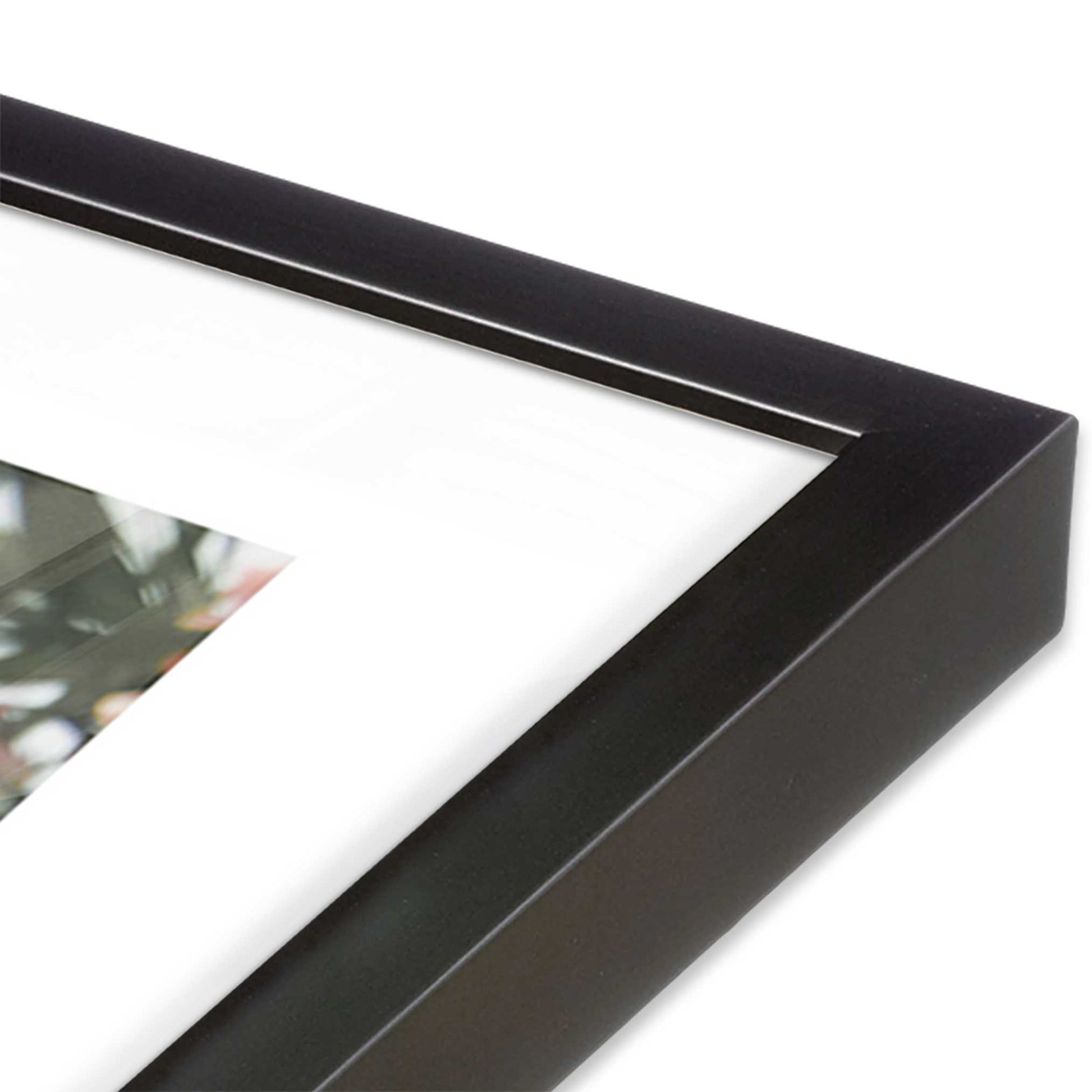 [Color:Weathered Zinc], Picture of art in a Weathered Zinc frame at an angle