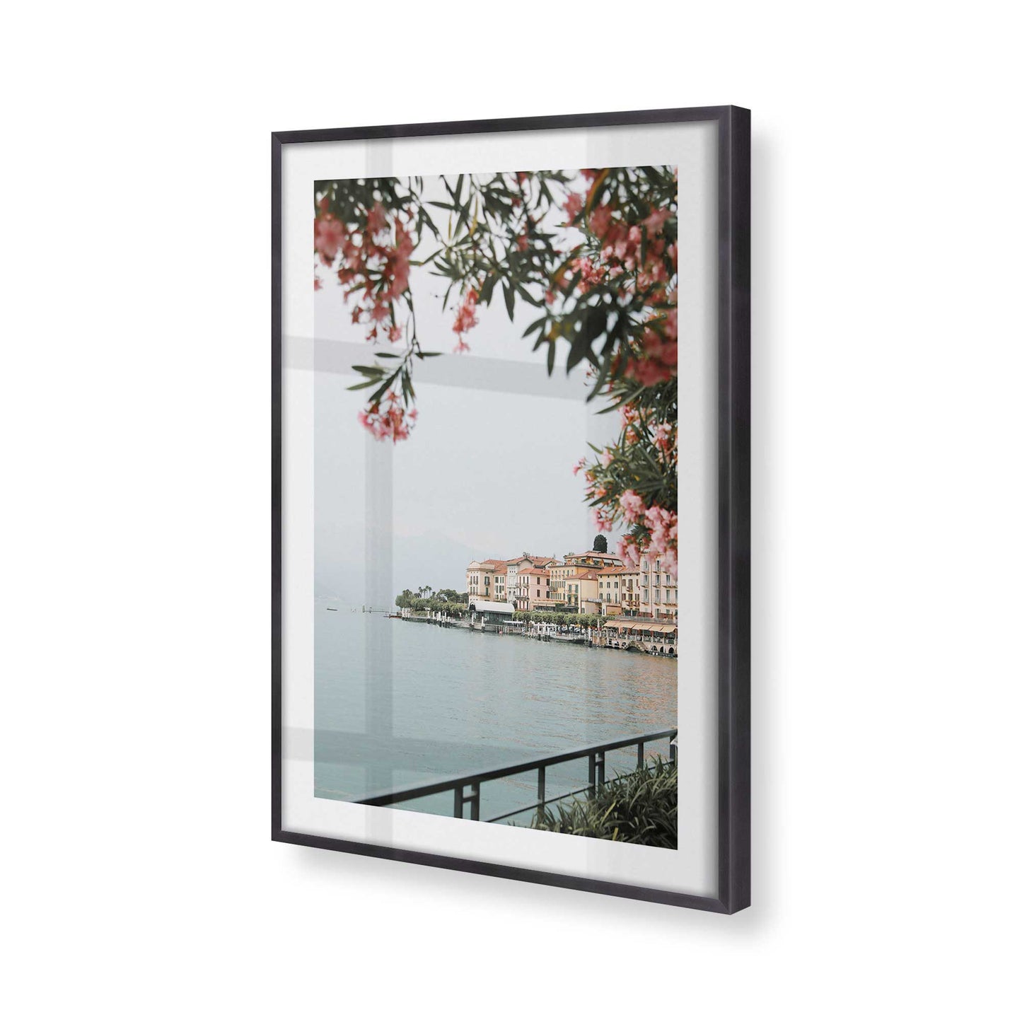 [Color:Weathered Zinc], Picture of art in a Weathered Zinc frame of the corner