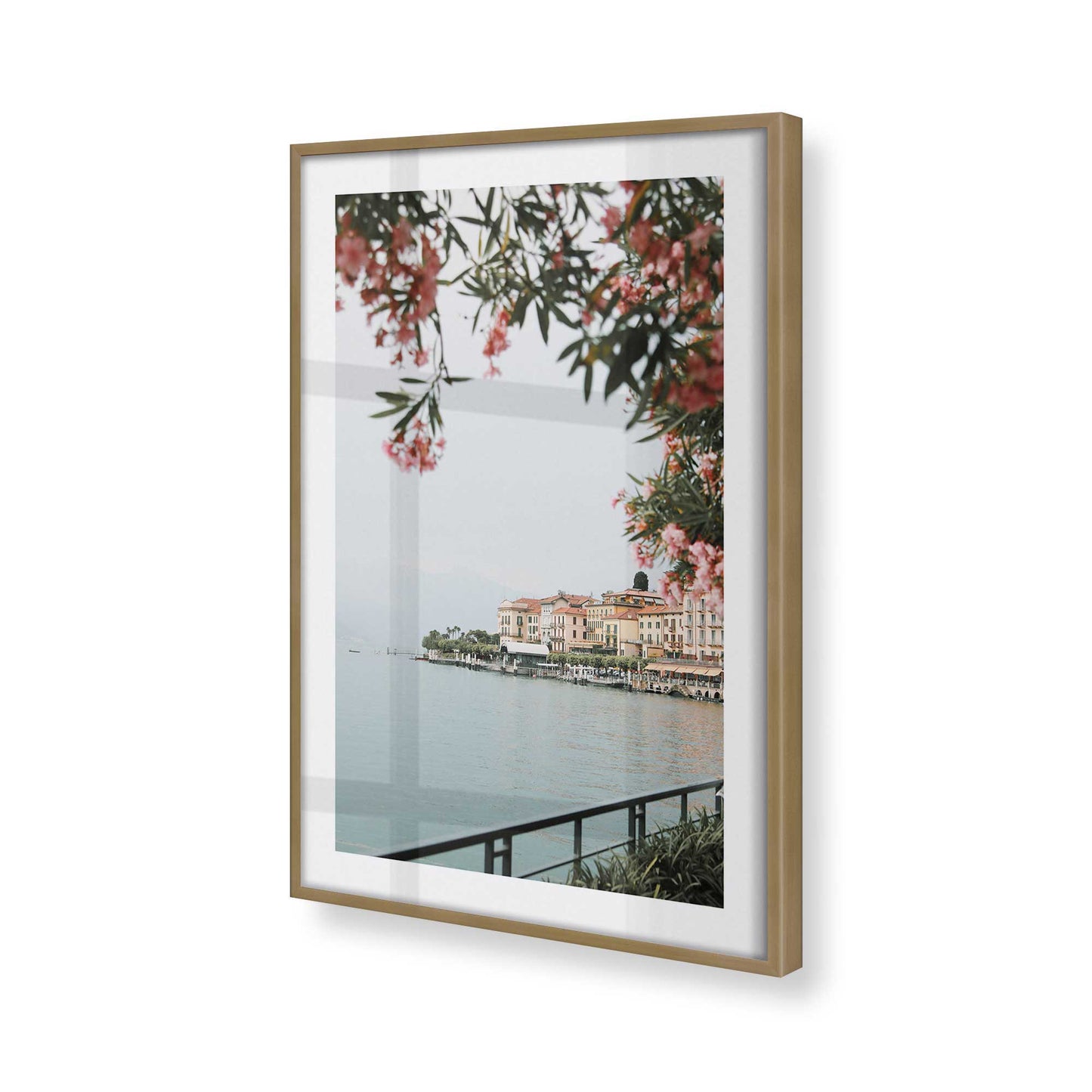 [Color:Brushed Gold], Picture of art in a Brushed Gold frame of the corner