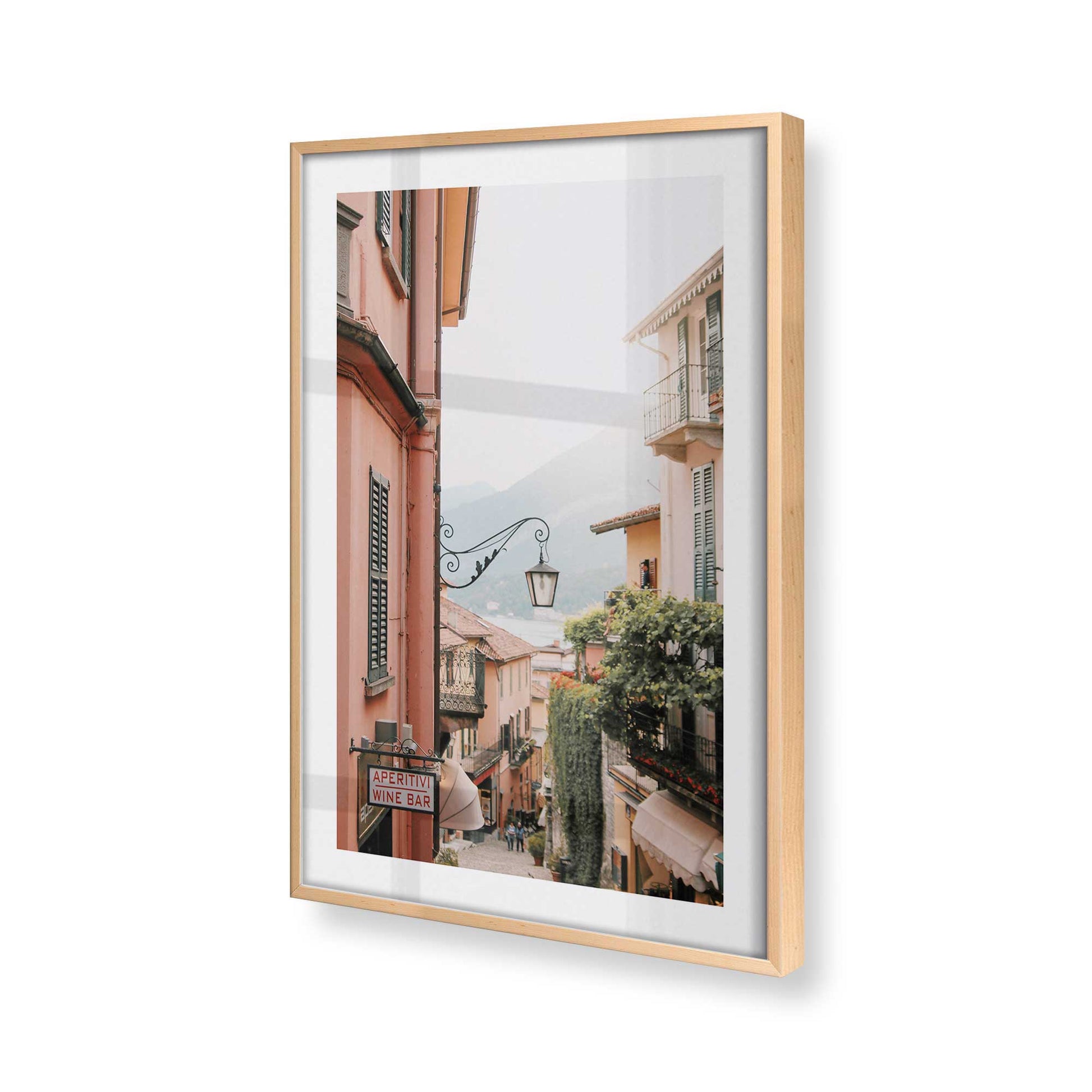 [Color:Raw Maple], Picture of art in a Raw Maple frame of the corner