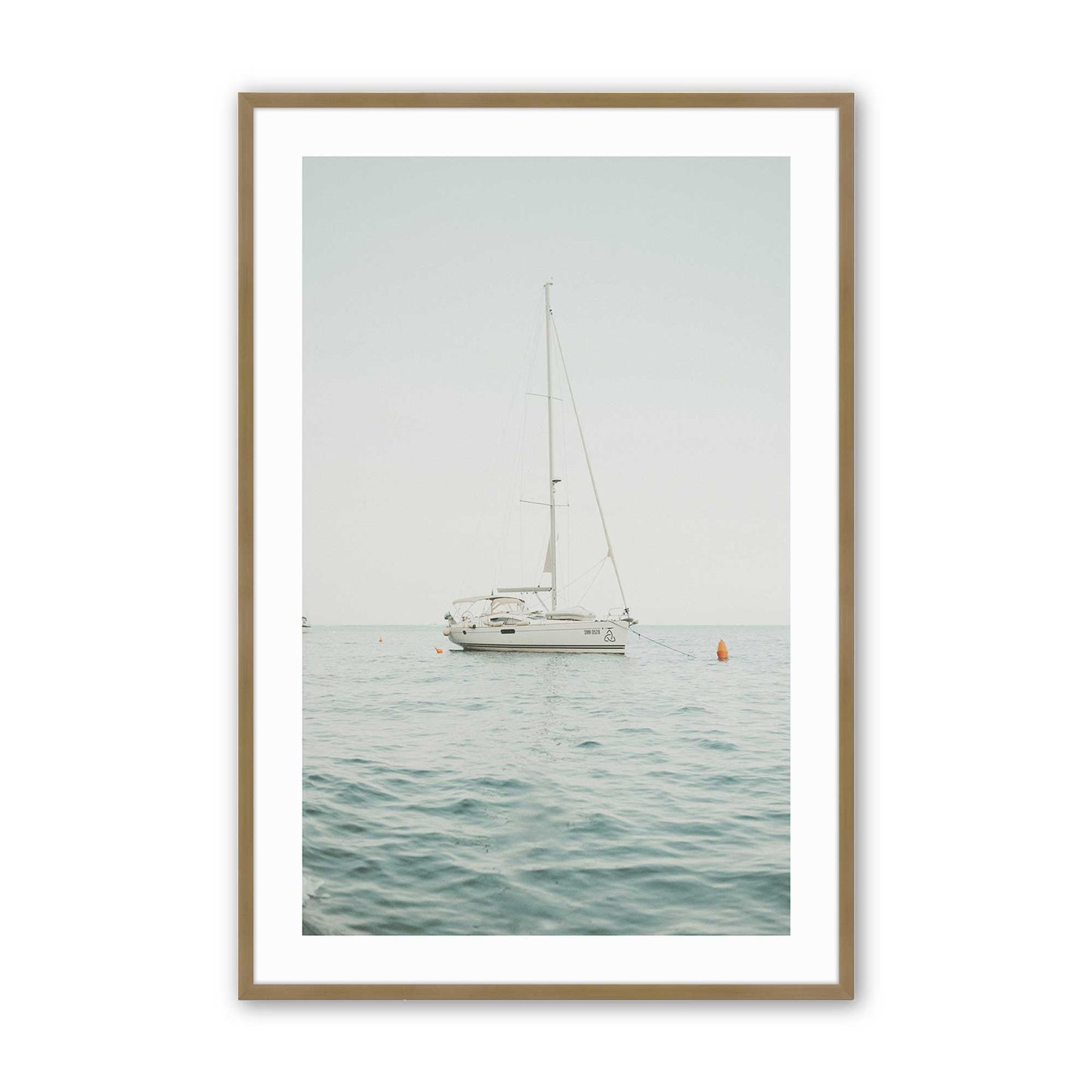 [Color:Brushed Gold], Picture of art in a Brushed Gold frame