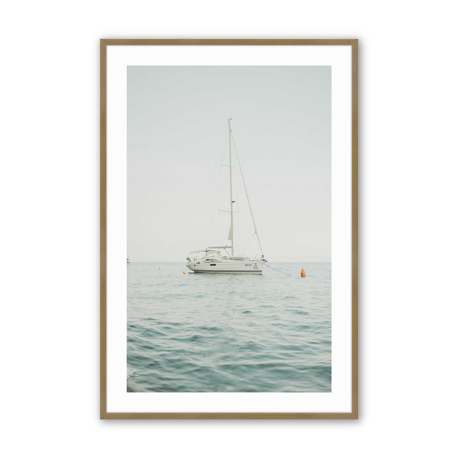 [Color:Brushed Gold], Picture of art in a Brushed Gold frame