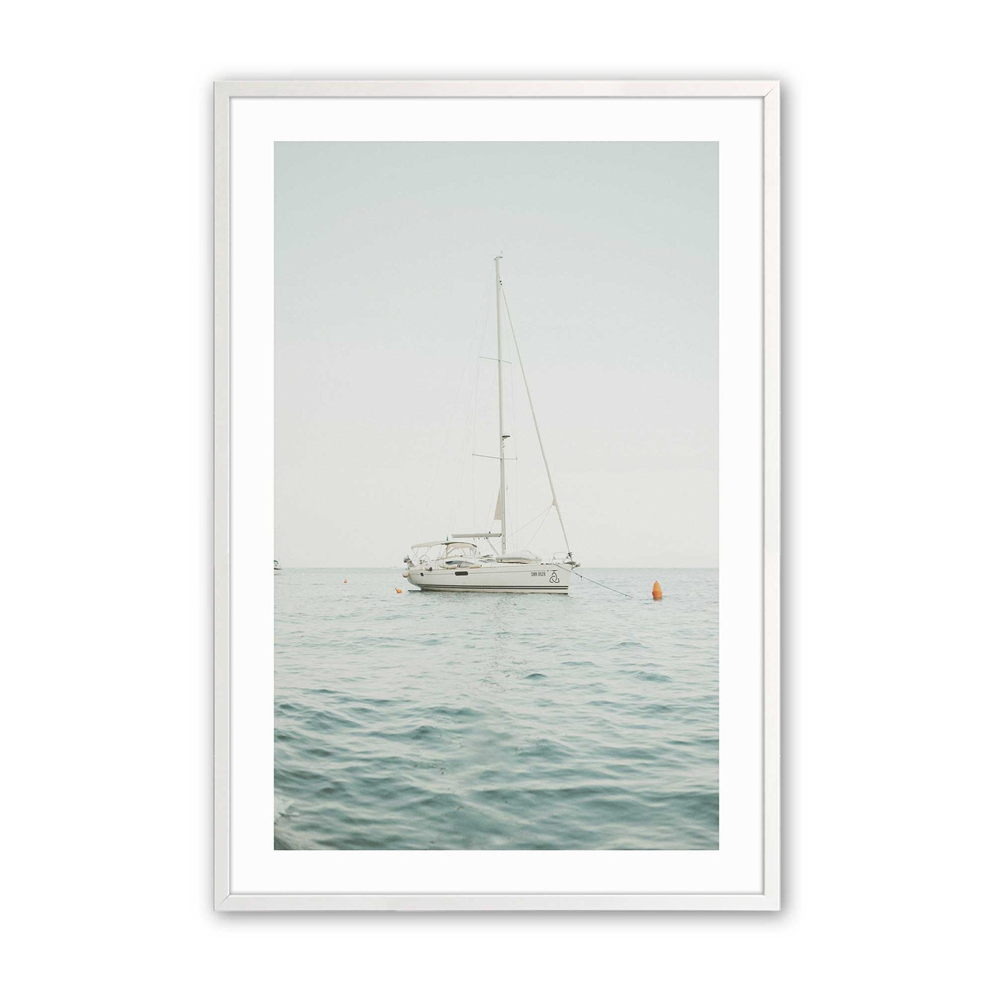 [Color:Opaque White], Picture of art in a Opaque White frame