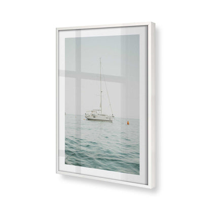 [Color:Opaque White], Picture of art in a Opaque White frame of the corner