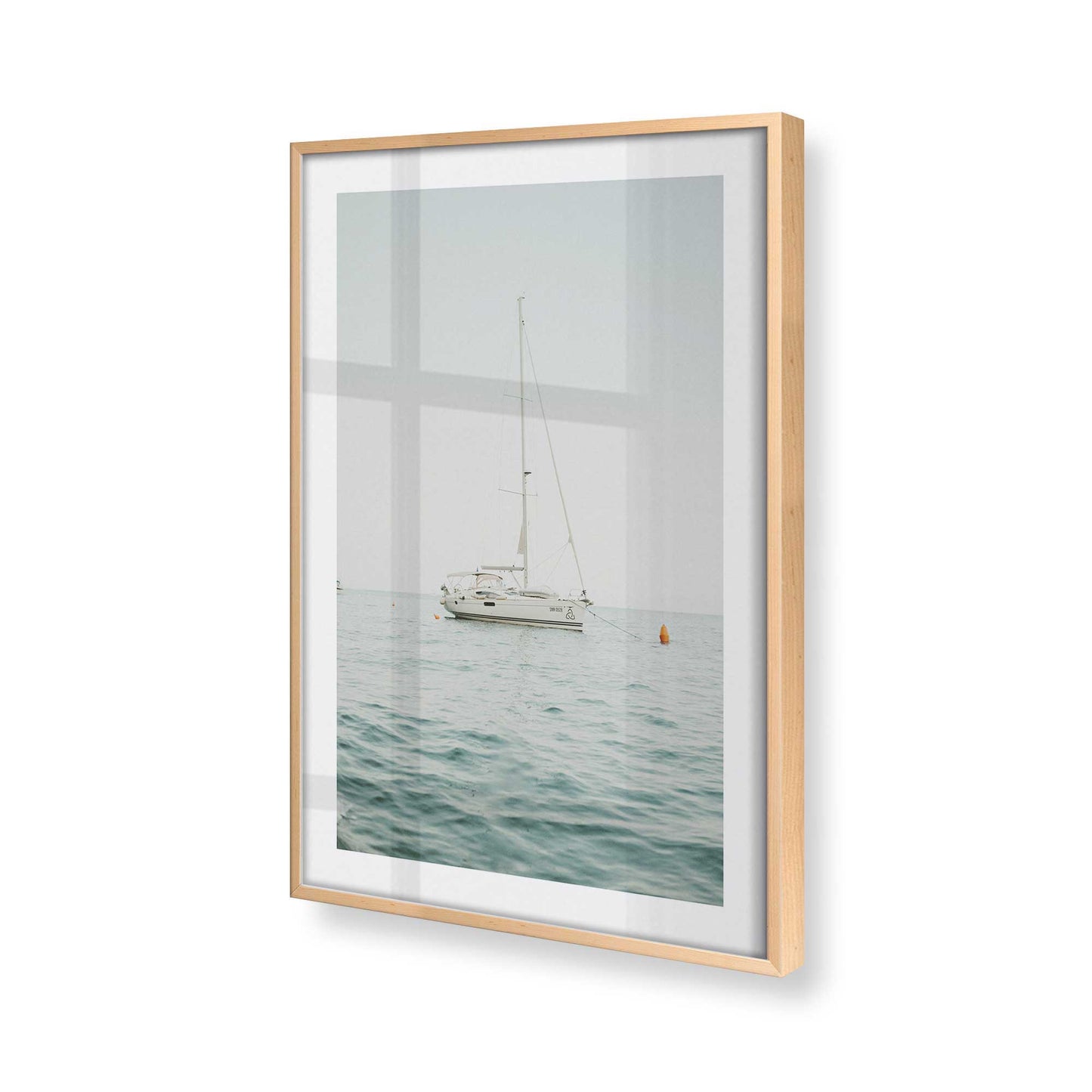 [Color:Raw Maple], Picture of art in a Raw Maple frame of the corner