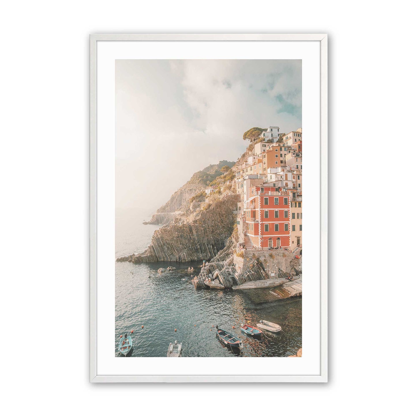[Color:Opaque White], Picture of art in a Opaque White frame