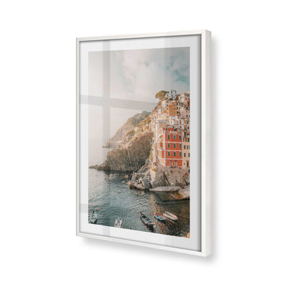 [Color:Opaque White], Picture of art in a Opaque White frame of the corner