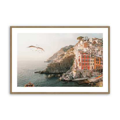 [Color:Brushed Gold], Picture of art in a Brushed Gold frame