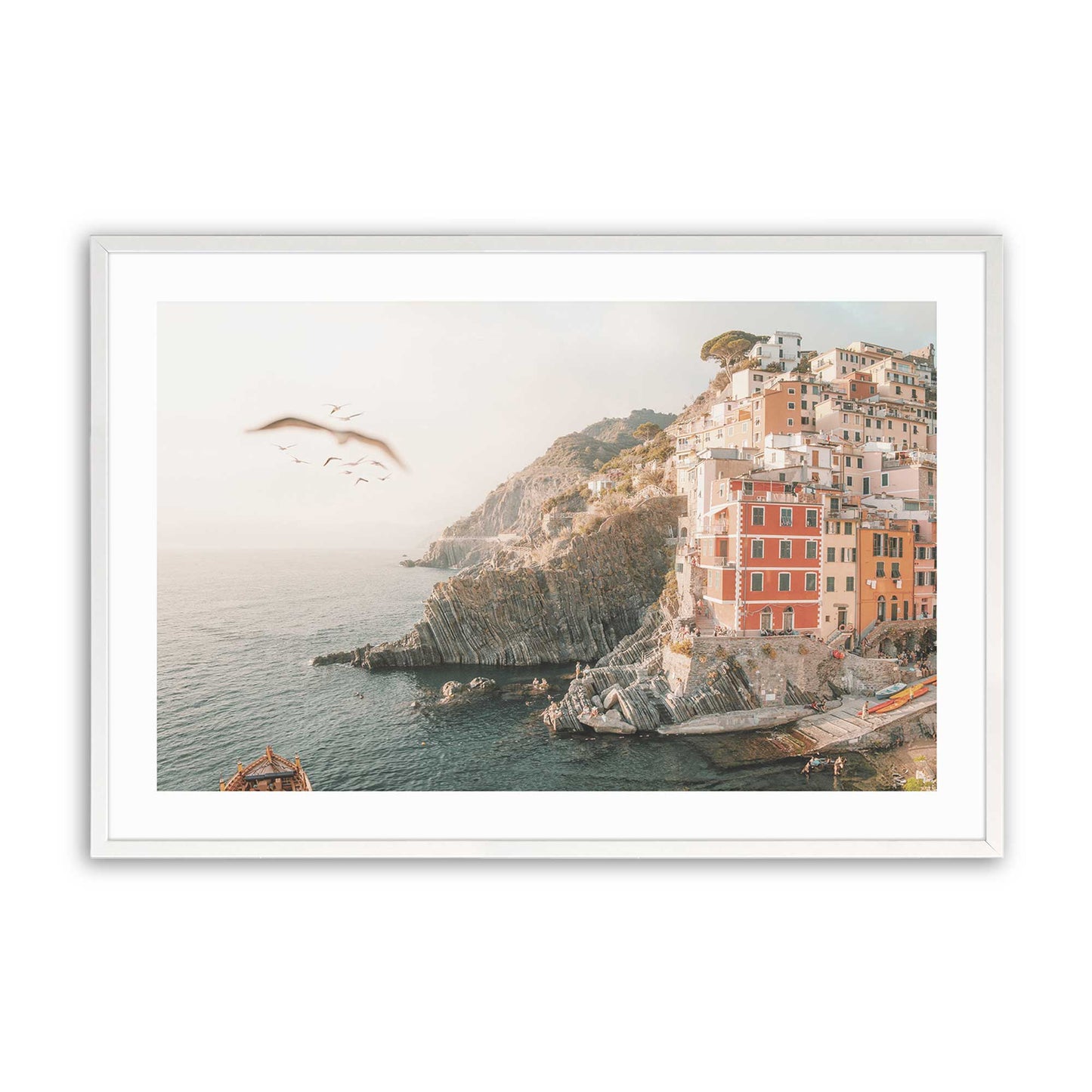 [Color:Opaque White], Picture of art in a Opaque White frame