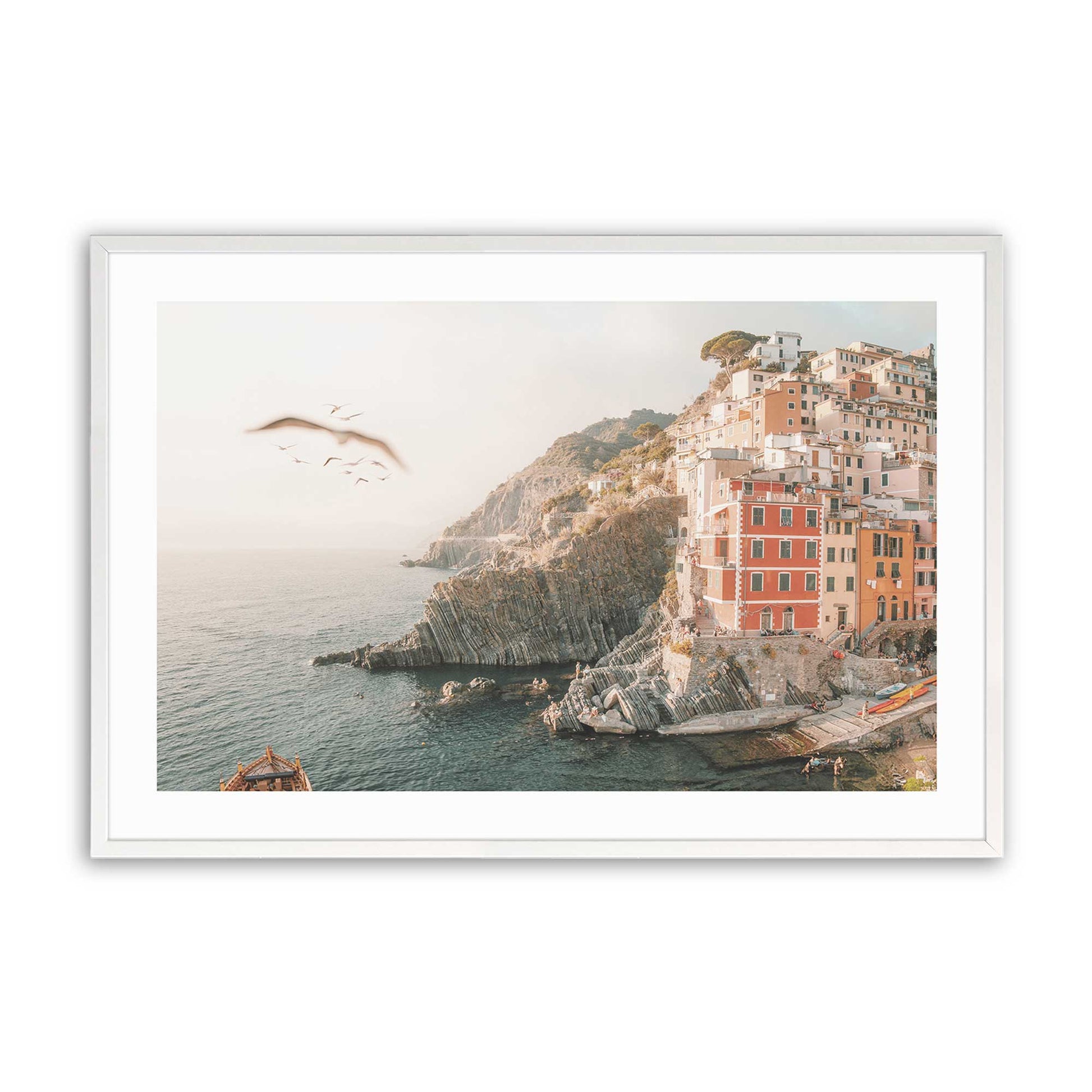 [Color:Opaque White], Picture of art in a Opaque White frame